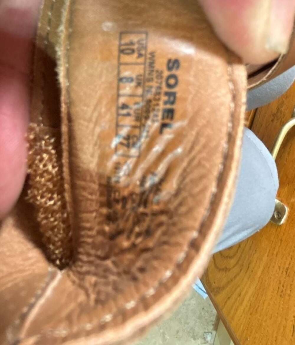 Sorel Women's Joanie IV Y-Strap Wedge Sandals in Velvet Tan - Picture 5 of 5